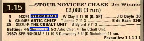 Stour Novices Chase