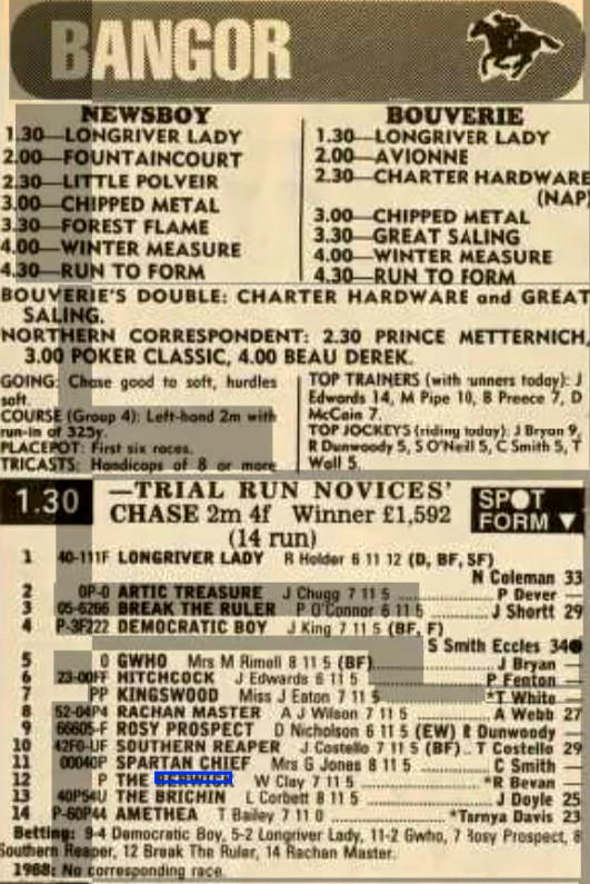 Trial Run Novices Chase
