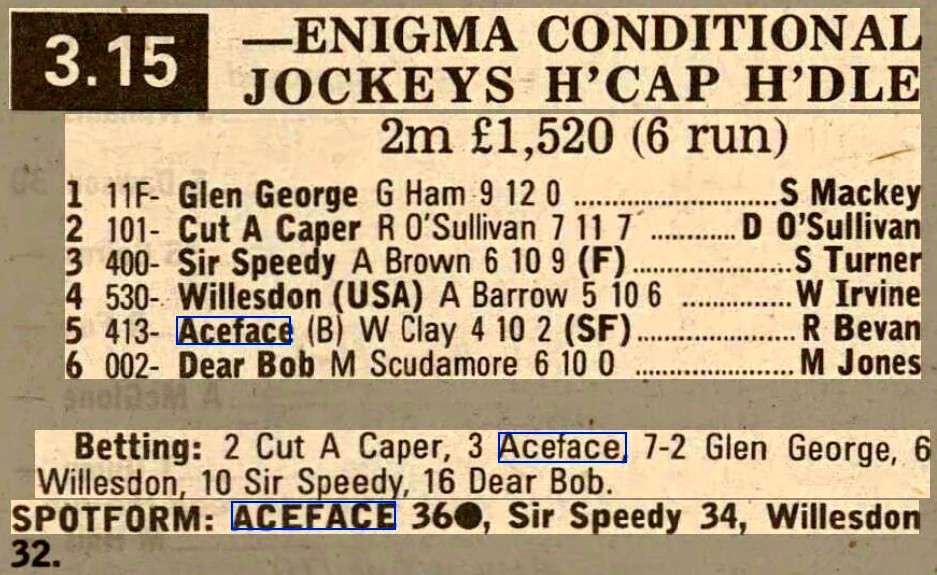Enigma Conditional Jockeys Handicap Hurdle